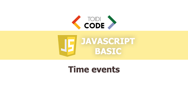 Time events trong javascript