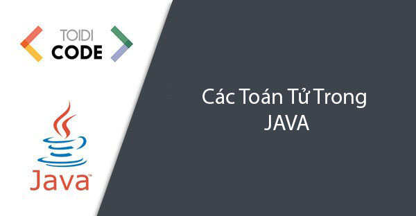 Toán tử trong java